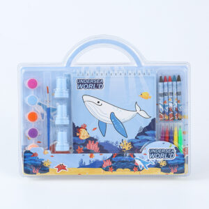 Coloring Kit 1 with Stamp – Undersea World Edition