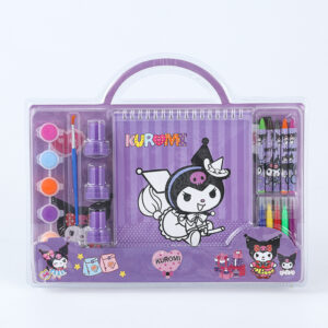 Coloring Kit 1 with Stamp – Kuromi Edition