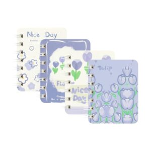 Lilac Flower – A7 Pocket Notebook Set (4 Pcs)