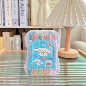 Cinnamon roll – 12-Piece Twist Themed Crayon Set