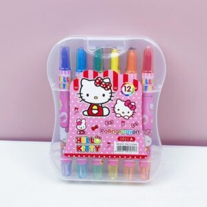 Hello Kitty – 12-Piece Twist Themed Crayon Set