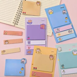 Pastel Kawaii Sticky Notes Book – Multi Shape & Design
