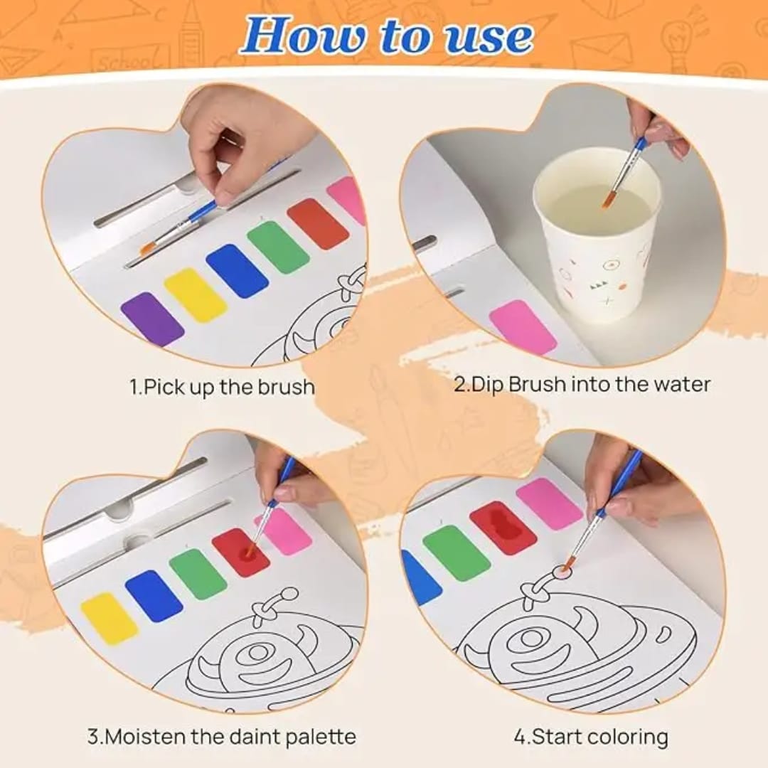 Little Astronaut Watercolor Pad - Image 2