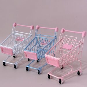 Pink Supermarket Trolley