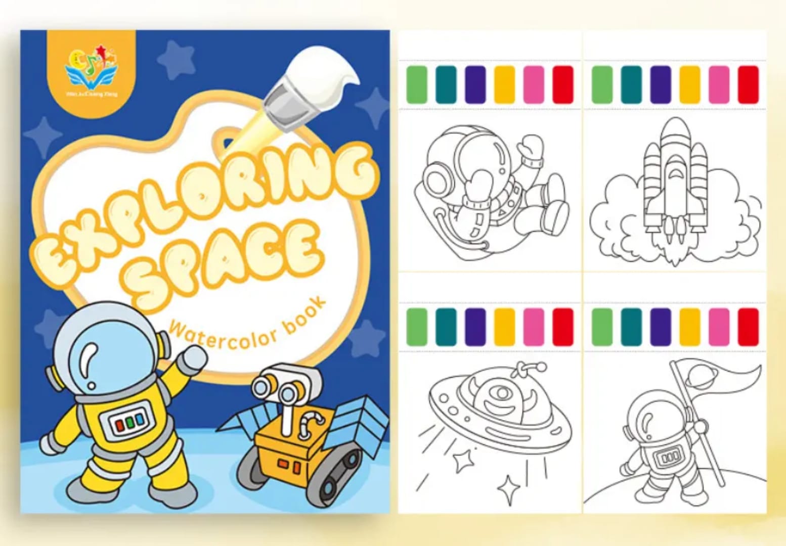 Little Astronaut Watercolor Pad