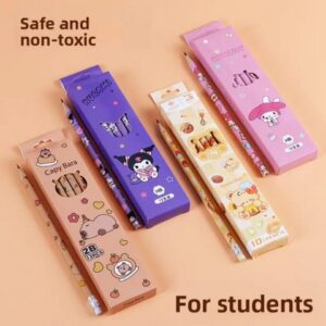 Cartoon & Super Heros HB Pencil Set (12 pcs)