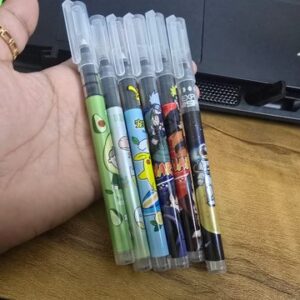 Premium Black Gel Pen – Themed Collection