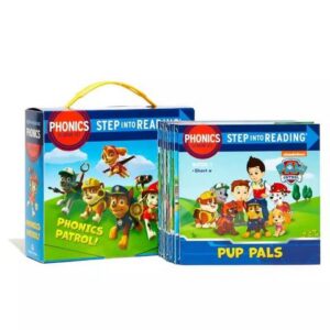 Paw Patrol Phonics Reader Set (12 Books + Parent Guide)